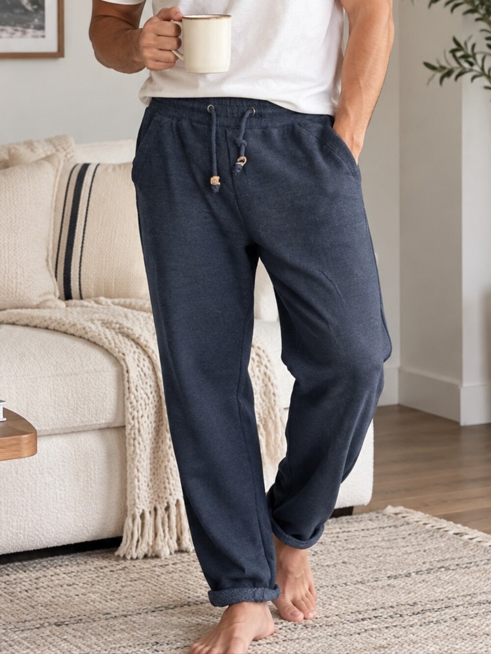 tentree Sweatpants Men’s Medium M Joggers Drawstring Organic Cotton